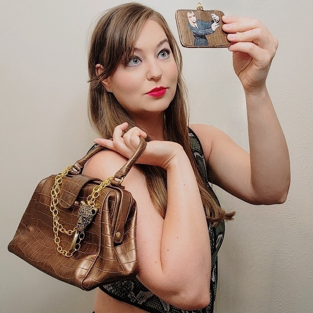 Taylor Swift Rep TV Easter Egg  Hand Designed Purse